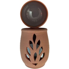 Zeynep Büyükbay El Yapımı Çömlek Buhurdanlık Gri