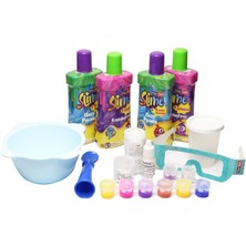 Playtoys  Slime Party Slime Hazırlama Seti 6 Farklı Slime Renkli ve Esnek