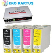 Epson Stylus SX-440W (T1281-T1282-T1283-T1284) Takım Muadil Kartuş