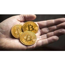 Bitcoin Madeni Hediyelik Coin Sanal Para