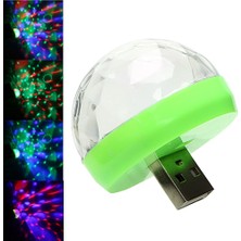 Japanex Mini USB Disko Işık, Taşınabilir Disko Topu Rgb LED Işık