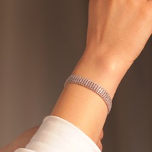 Adil Idil Kuyumculuk 14 Ayar Beyaz Altın Kalın Su Yolu Künye