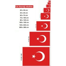 Karanfil Bayrak Türk Bayrağı Alpaka 400*600 cm Kumaş Artlantis Türk Bayrağı Al Bayrak 400X600 Bez Bayrak