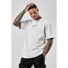 Trendseninle Erkek Oversize The End Baskılı Tshirt