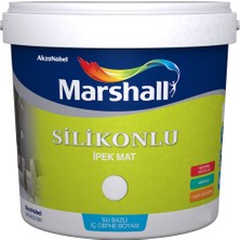 Marshall Silikonlu Ipek Mat Su Bazlı Iç Cephe Boyası 15 Litre