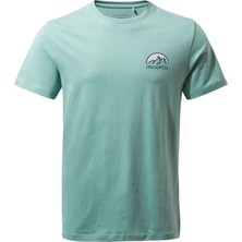Craghoppers Mens Mightie Ss T-Shirt Erkek Turkuaz Kısa Kollu Tişört