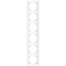 Viko Meridian Çerçeve Serisi Beyaz Altılı