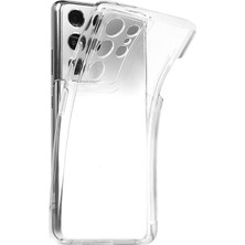 Kny Samsung Galaxy S21 Ultra Kılıf Kalem Koymalı Süper Silikon