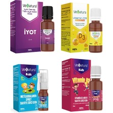 Iyot 150 Mg + Vitamin B12 (Metilkobalamin) 600MG + Çocuk + Yetişkin D3 Vitamin Karma