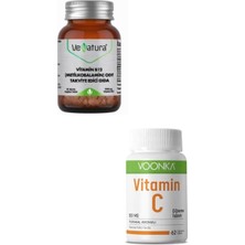 Vitamin B12 (Metilkobalamin) 1000 Μg +  Vitamin C 62 Çiğneme Tableti