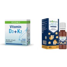 Vitamin D3 + K2 Vitamini 25 ml  + Vitamin D3 K2 Damla 20 ml