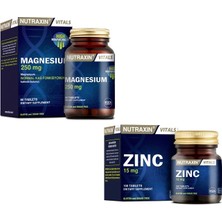Magnezyum Takviyesi 250 Mg 60 Tablet + Çinko Takviyesi 15 Mg 100 Tablet