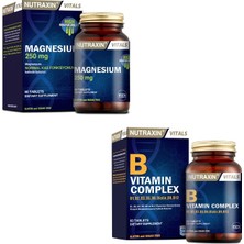 Magnezyum Takviyesi 250 Mg 60 Tablet  + B Vitamin Complex 60 Tablet