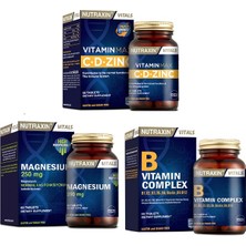 Vitamin Max ( C ,d , Zinc ) 60 Tablet + B Vitamin Complex 60 Tablet + Magnezyum 250MG 60 Tablet