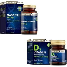 Magnesium 250 Mg 60 Tablet +  D3 1000 Iu 120 Tablet
