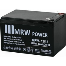 MRW Akü 12V 12A (15X9.5X9.5CM) Mrw