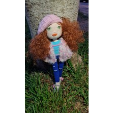 Amigurumi El Örgüsü Oyuncak Lüleli Kız