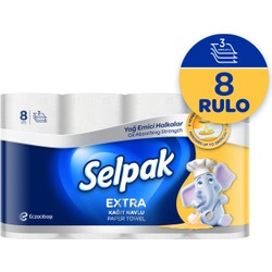 Selpak® Extra Yağ Emici 8'li Havlu