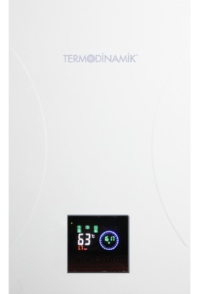 Termodinamik Ek 12 (220V) (Isıtma) Dokunmatik Ekran Monofaze Elektrikli Kombi