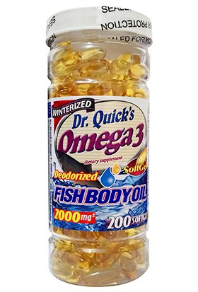 Dr. Quicks Dr. Quick's Omega 3 200 Softgel