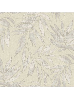 Adawall Adawall 1012  | Yaprak Desenli Duvar Kağıdı (1012-2 : Krem)