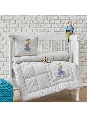 Karaca Home Softy Dream Big Açık Gri Bebek Cotton Comfort Set