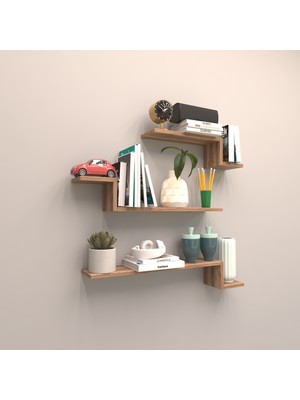 Rafkestir Atlantik Duvar Raf Set Sacramento ( Mat )