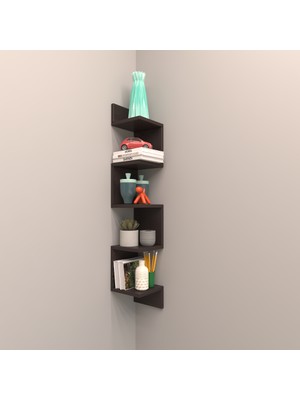 Rafkestir North Corner Duvar Rafı  Wenge ( Mat )