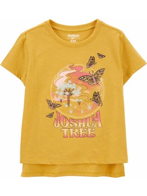 Oshkosh Kız Çocuk Tshirt Sarı
