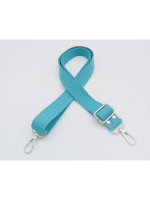 Angel Çanta Aksesuar Açık Mavi Pamuklu Kolon Ayarlamalı Çanta Sapı