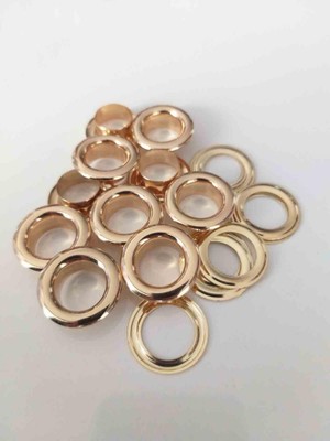 Angel Çanta Aksesuar Light Gold Renk 10'lu Kuşgözü Kapsül 28 Numara