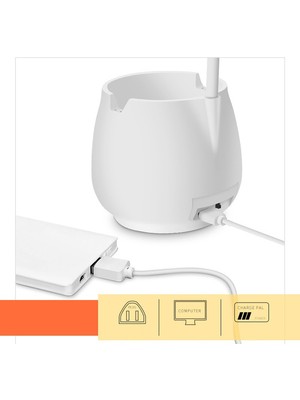 SLD Flekso LED Masa Lambaları USB Dokunmatik Kısılabilir LED Standı Esnek Çalışma Lambası (Yurt Dışından)