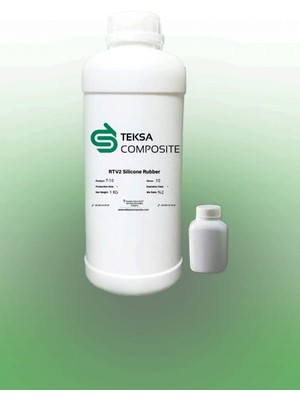 Teksa 10 Shore Rtv-2 Kalıp Silikonu 1kg Y.Şeffaf