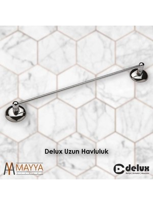 Delux Krom Uzun Havluluk