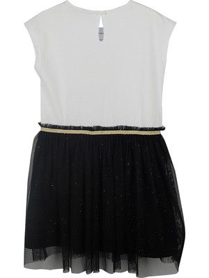 Silversun Siyah Renkli Payet Nakışlı Kız Çocuk Tütü Elbise |ek 219042