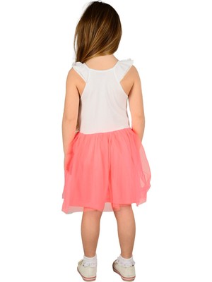 Silversun Pembe Renkli Payet Nakışlı Kız Çocuk Tütü Elbise |ek 219058