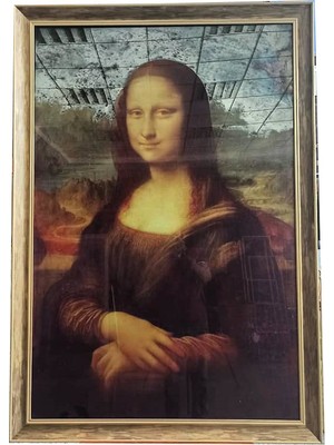 Spaarks El Yapımı Ayna Tablo Mono Lisa