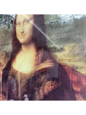 Spaarks El Yapımı Ayna Tablo Mono Lisa