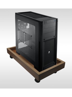 Bk Gift Ahşap Hareketli Bilgisayar Kasa Taşıyıcı Stand