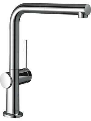 Hansgrohe Talis M54 Eviye Bataryası Çekilebilir Gagalı Krom 72809000