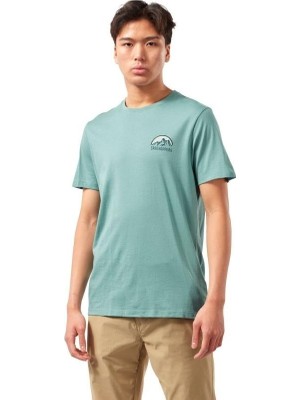 Craghoppers Mens Mightie Ss T-Shirt Erkek Turkuaz Kısa Kollu Tişört