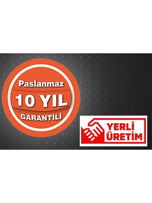 Çelik Banyo P10-026 Paslanmaz Çelik 19 *19 Selen Şampuanlık Köşelik Süngerlik