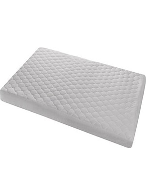 Fenomenbed 70X110X10 cm Alezli Sıvı Geçirmez Fermuarlı Sünger Bebek Yatak