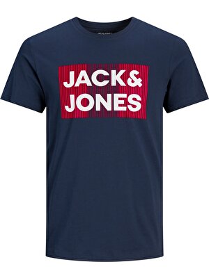 Jack Jones Corp Logo Erkek Baskılı Tişört 12191762