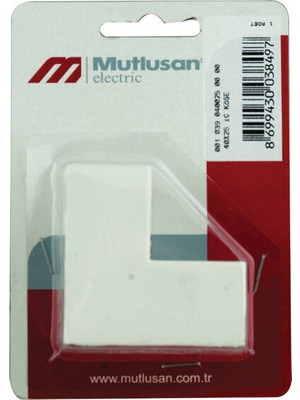 Mutlusan Iç Köşe Beyaz 40X25 mm