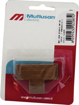 Mutlusan T Köşe Ceviz 25X16 mm