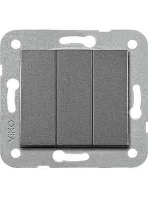 Viko Novella Üçlü Anahtar Füme Üçlü Anahtar