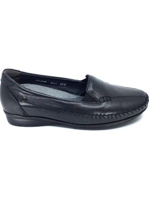 Forelli 51306-G  Deri Comfort Kemik Çıkıntısı Kauçuk Tabanlı Günlük Kadın Ayakkabı