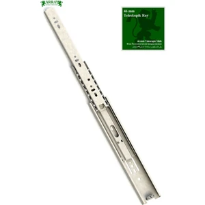 Teleskopik Çekmece Rayı 46 mm 30 cm