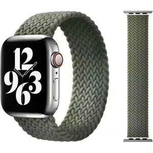 Apple Watch Uyumlu 5 42 mm Örgü Solo Loop Kordon Kayış Medium: 14,7 cm Yeşil
